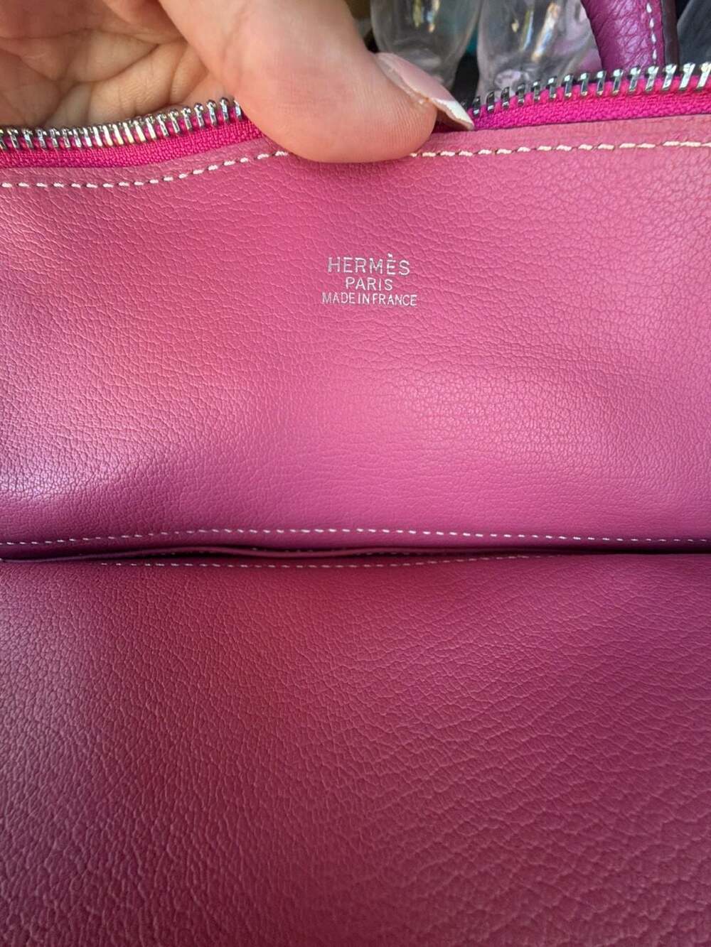 Hermes Anemone 24/24 Evercolor Leather Bag